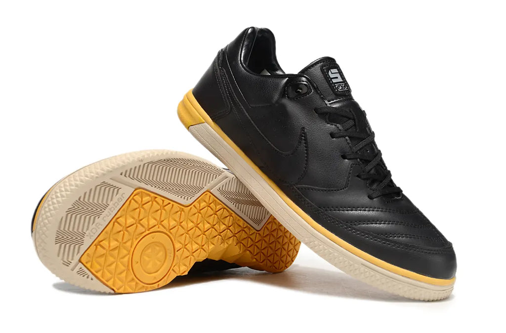 Nike Gato Leather Black Yellow - Hình 5