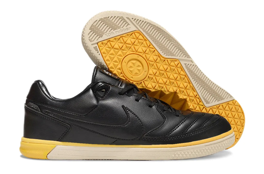 Nike Gato Leather Black Yellow - Hình 7