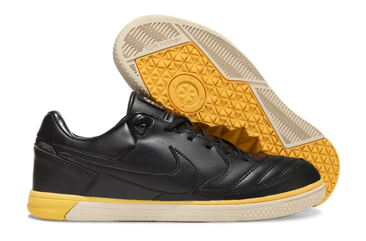 Nike Gato Leather Black Yellow - Hình 7