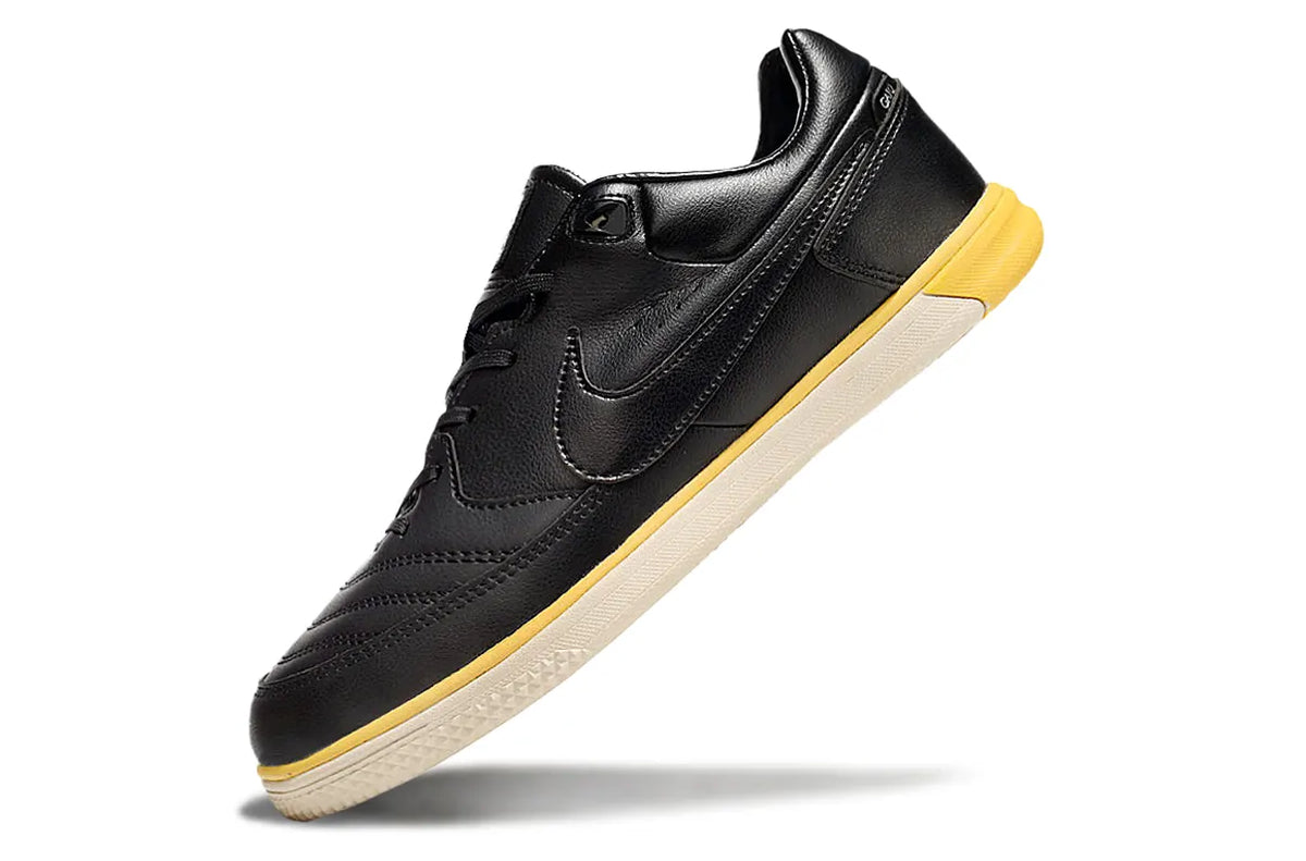 Nike Gato Leather Black Yellow - Hình 4