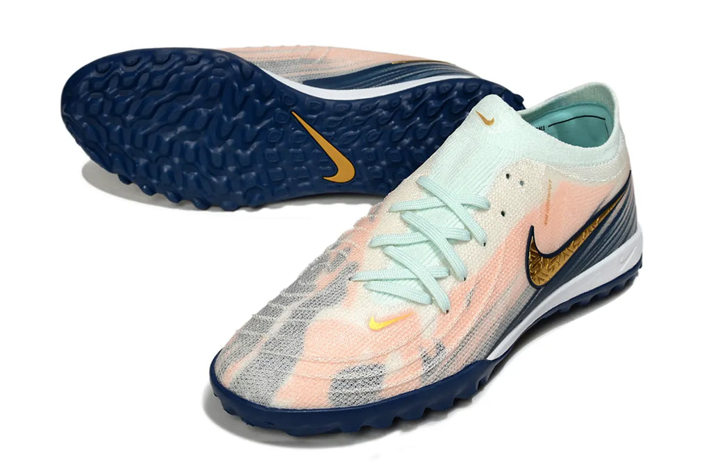 Mercurial Flyknit Peach/Gold Turf - Hình 3