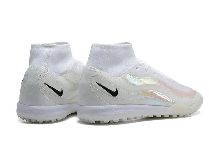 Nike React Phantom GX Pro White Turf Soccer Shoes - Hình 2