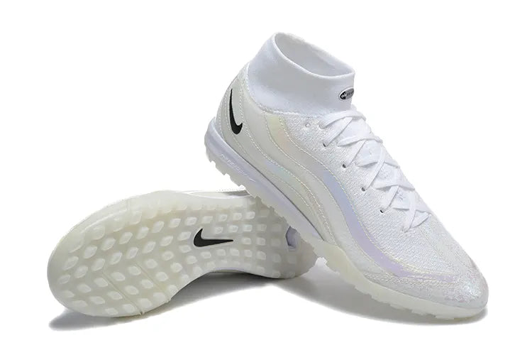 Nike React Phantom GX Pro White Turf Soccer Shoes - Hình 6