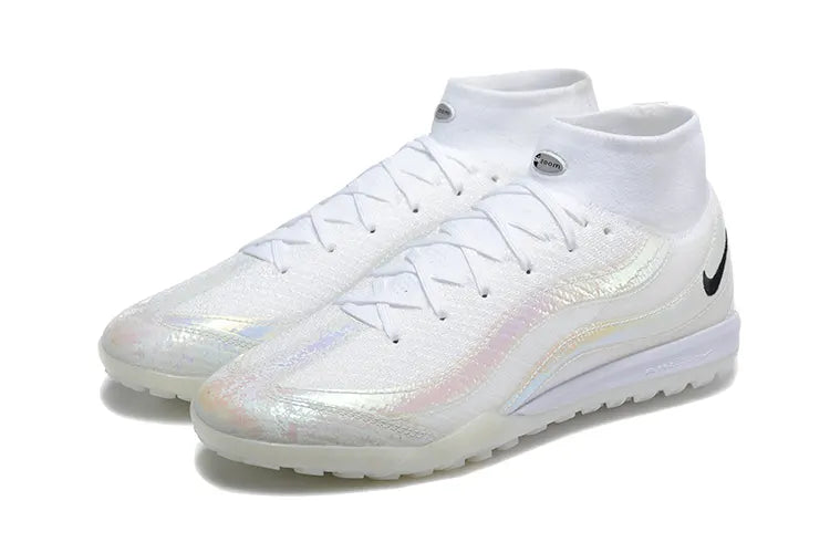 Nike React Phantom GX Pro White Turf Soccer Shoes - Hình 8