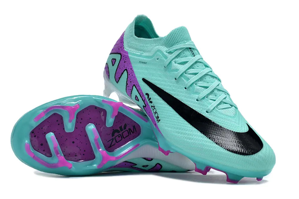 Teal Purple Soccer Cleats