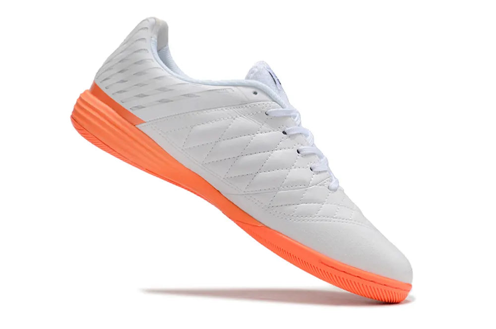 Nike White/Orange Indoor Soccer