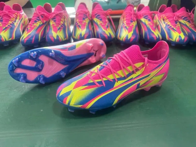 Adidas Pink Blue Cleats - Hình 8