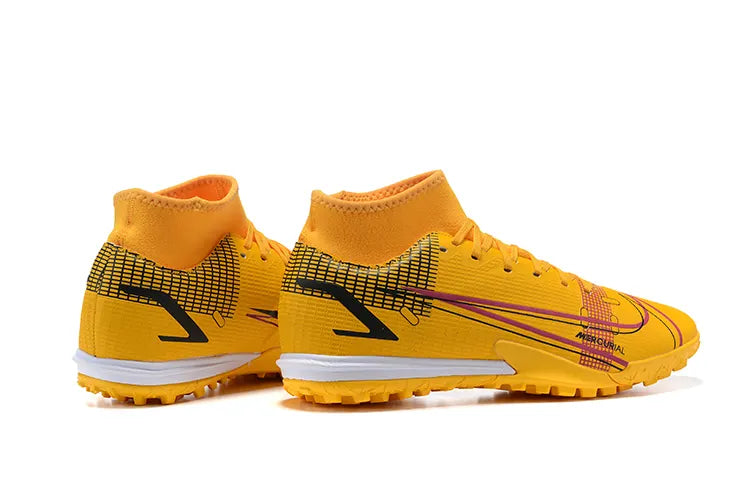 Nike Yellow Mercurial Turf Shoes - Hình 4