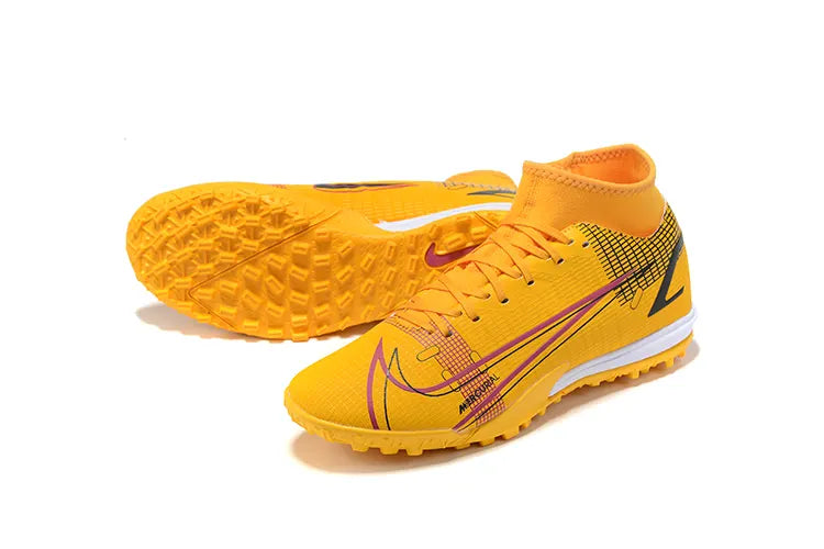 Nike Yellow Mercurial Turf Shoes - Hình 6
