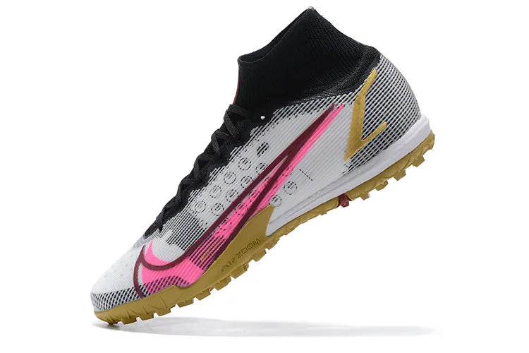 Nike Mercurial White Pink Turf - Hình 5