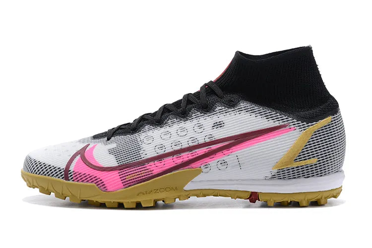 Nike Mercurial White Pink Turf - Hình 6