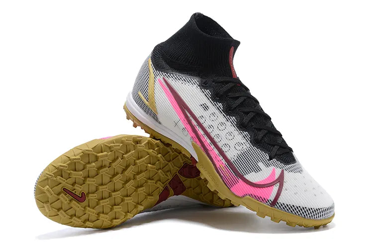 Nike Mercurial White Pink Turf - Hình 2