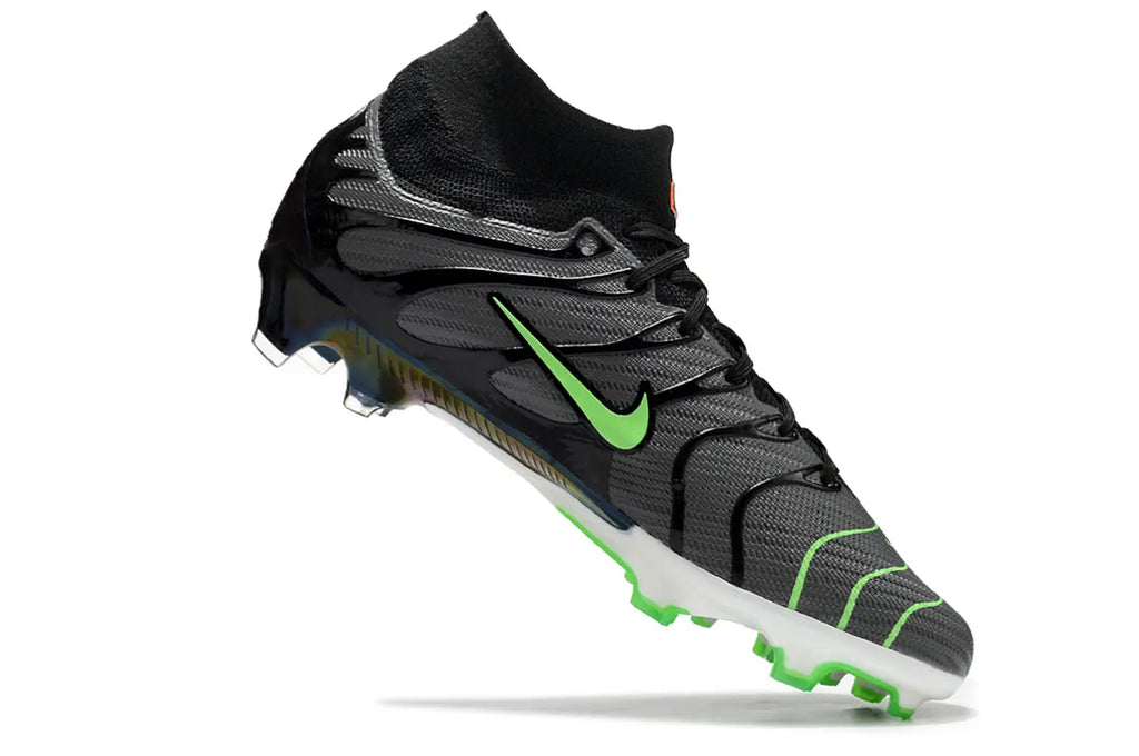 Nike Mercurial Black/Lime Cleats