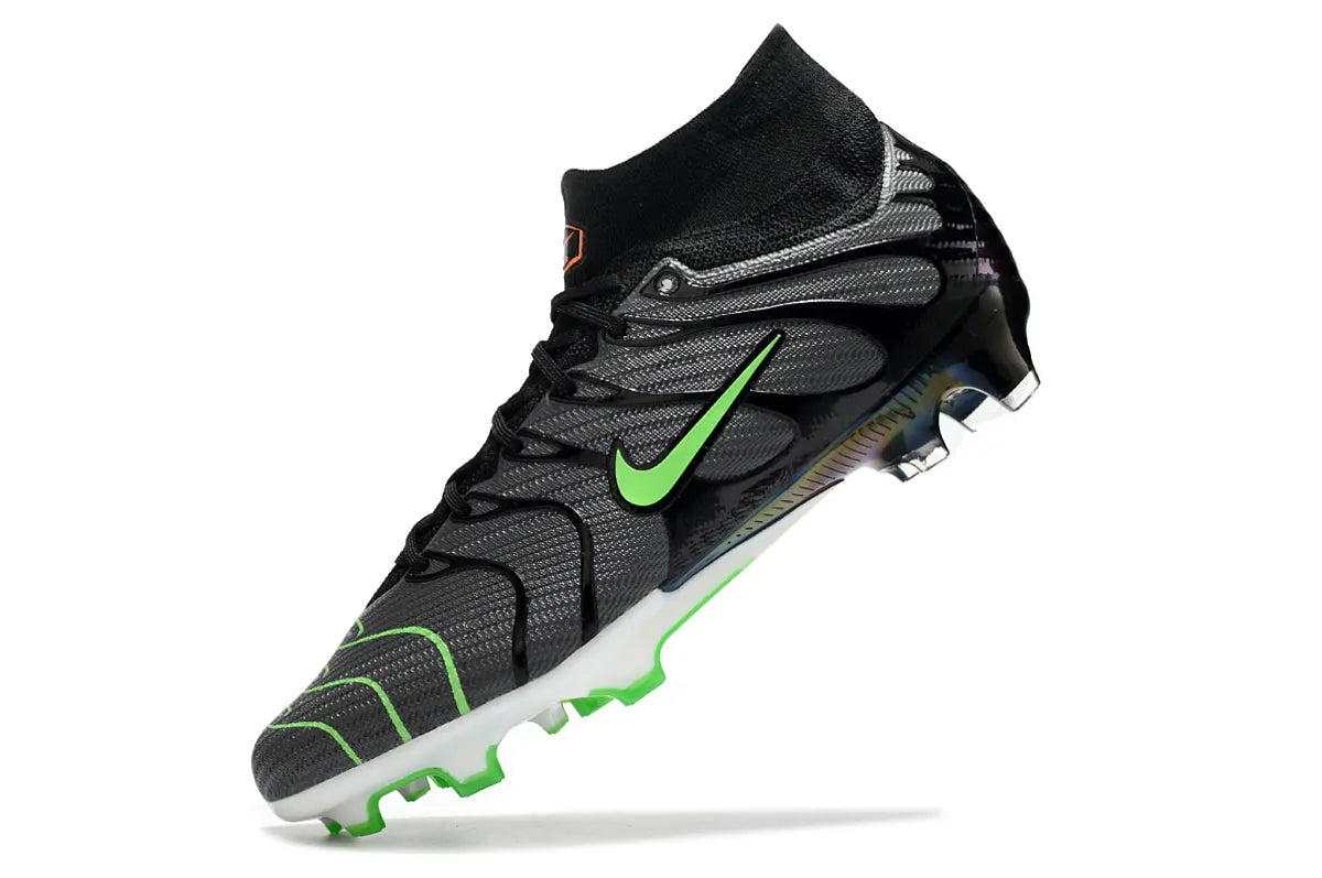 Nike Mercurial Black/Lime Cleats - Hình 2