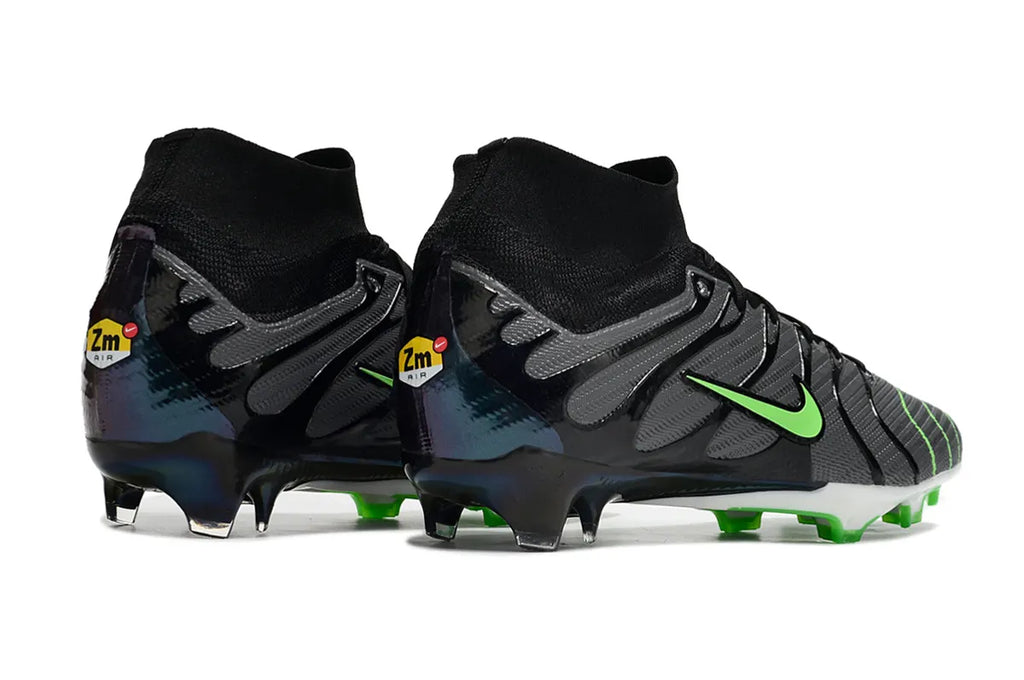 Nike Mercurial Black/Lime Cleats - Hình 4