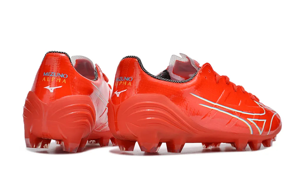 Mizuno Red Firm Ground Cleats - Hình 4