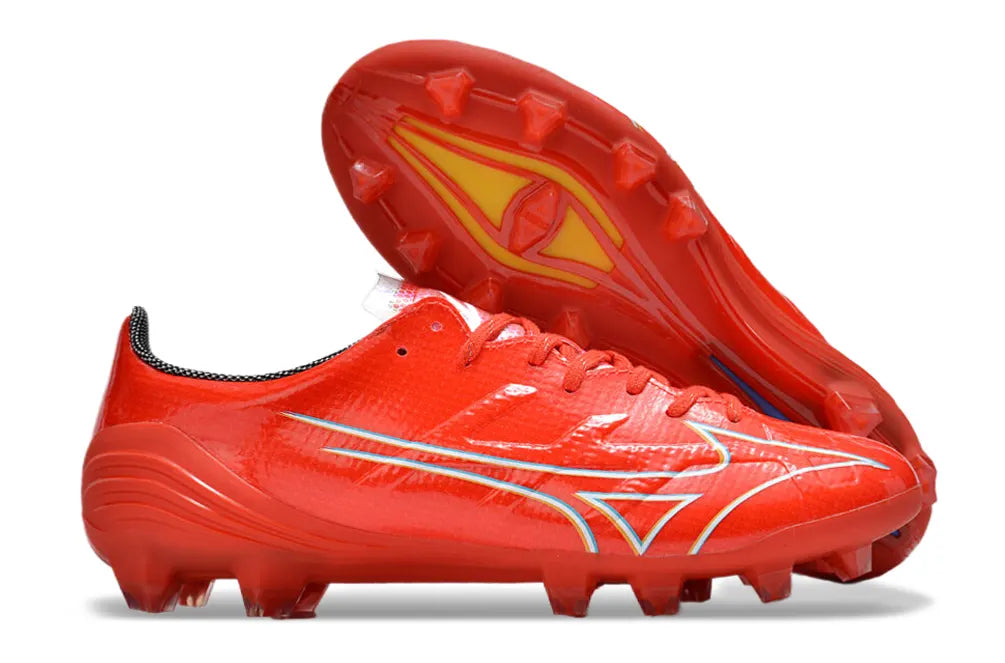 Mizuno Red Firm Ground Cleats - Hình 5