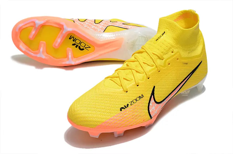 Nike Mercurial Yellow Cleats - Hình 2