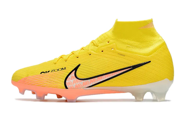 Nike Mercurial Yellow Cleats - Hình 6