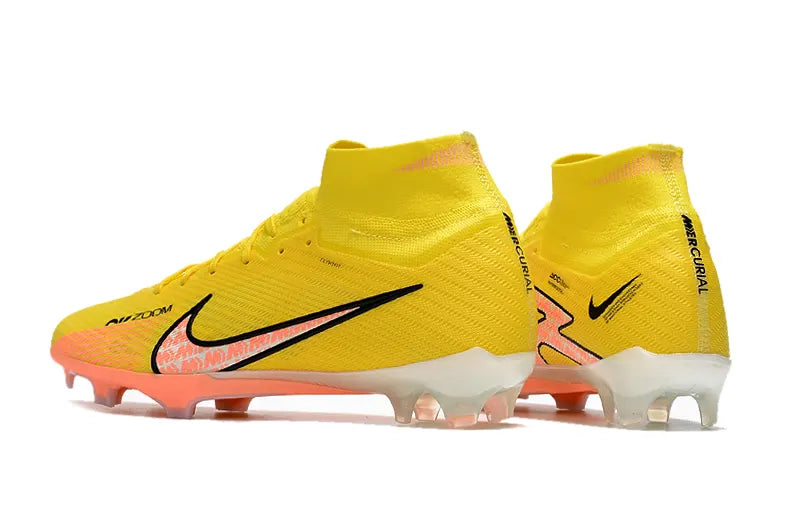 Nike Mercurial Yellow Cleats - Hình 3