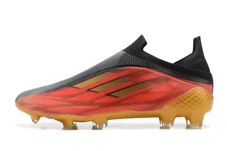 Adidas Gray/Red Soccer Cleats - Hình 10