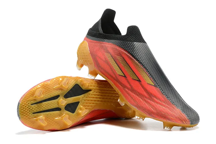 Adidas Gray/Red Soccer Cleats - Hình 5