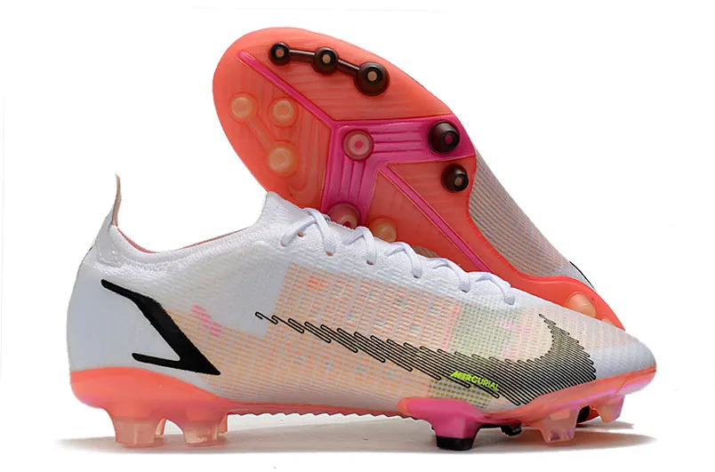 Nike White Pink Cleats - Hình 5