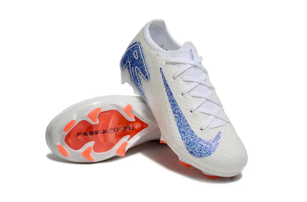 Nike Mercurial White/Blue Cleats - Hình 3