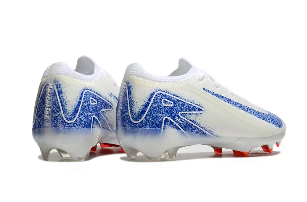 Nike Mercurial White/Blue Cleats - Hình 4