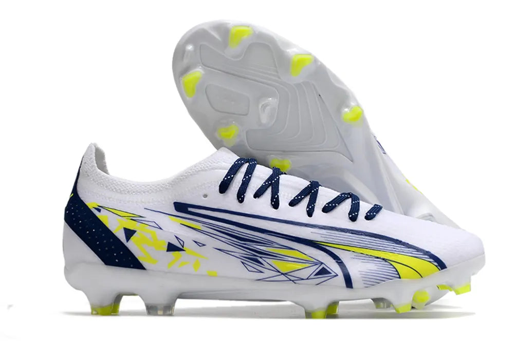Puma Ultra+ White Soccer Cleats - Hình 5