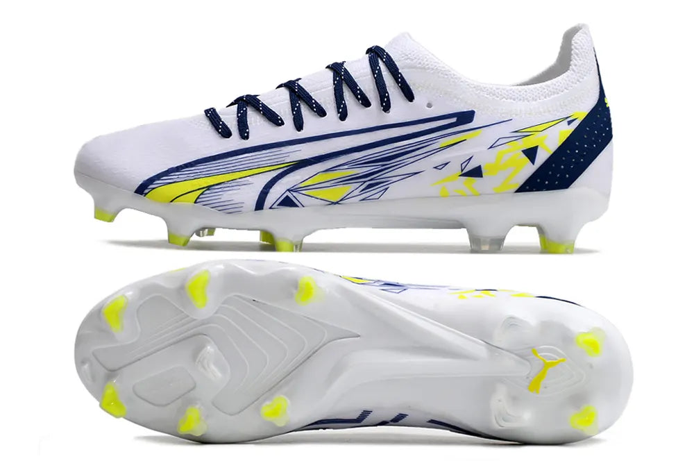Puma Ultra+ White Soccer Cleats - Hình 6