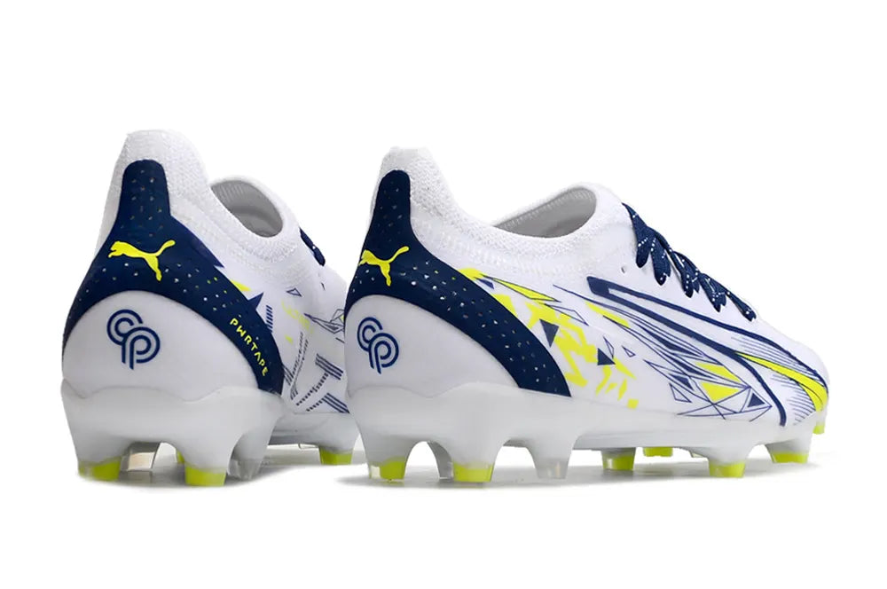 Puma Ultra+ White Soccer Cleats - Hình 4