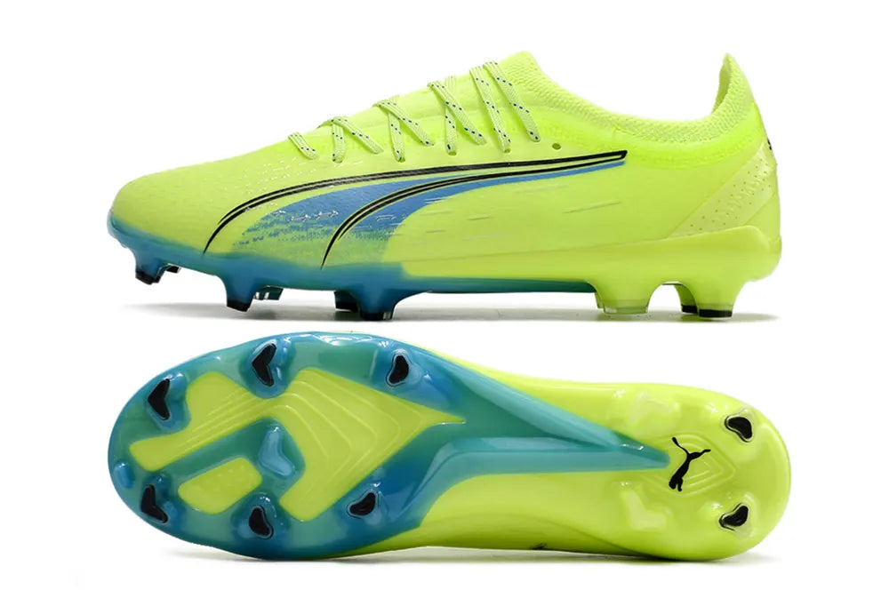 Puma Ultra Lime/Blue Cleats - Hình 6