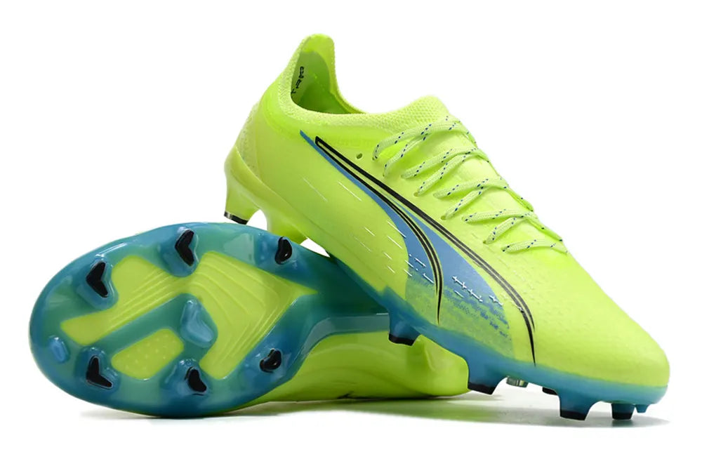 Puma Ultra Lime/Blue Cleats - Hình 3