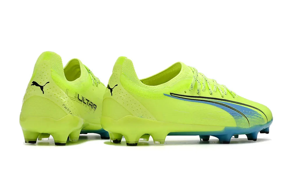 Puma Ultra Lime/Blue Cleats - Hình 4