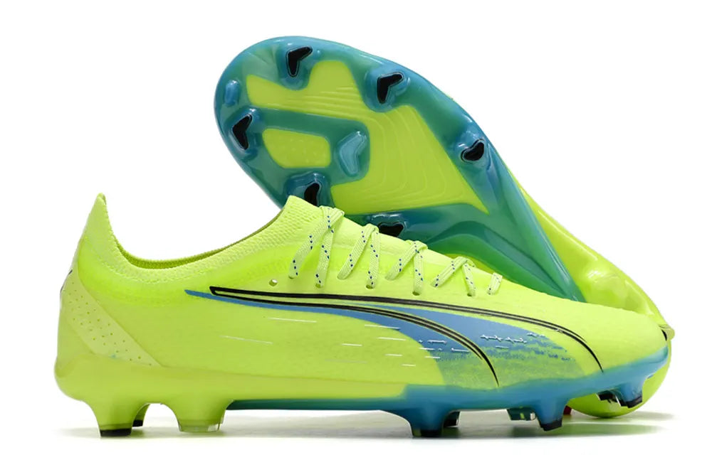 Puma Ultra Lime/Blue Cleats - Hình 5