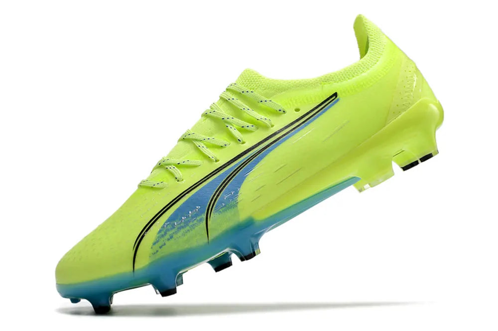 Puma Ultra Lime/Blue Cleats - Hình 2