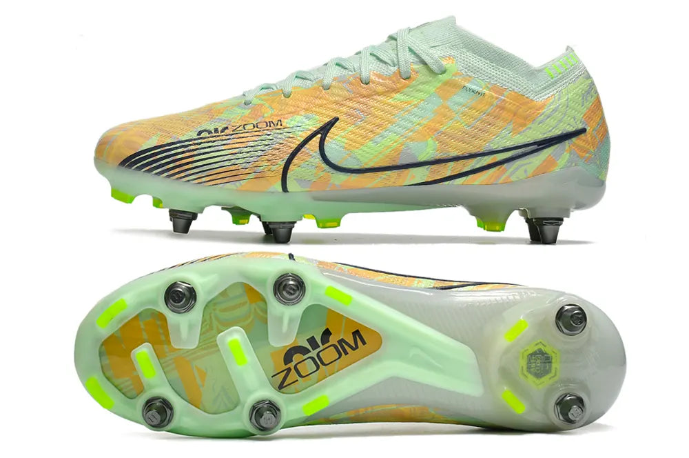 Nike Lime Orange Cleats - Hình 6