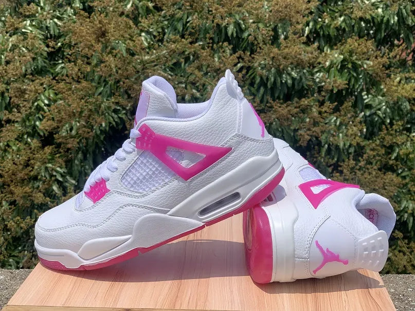 Air Jordan 4 Retro White/Pink - Hình 3
