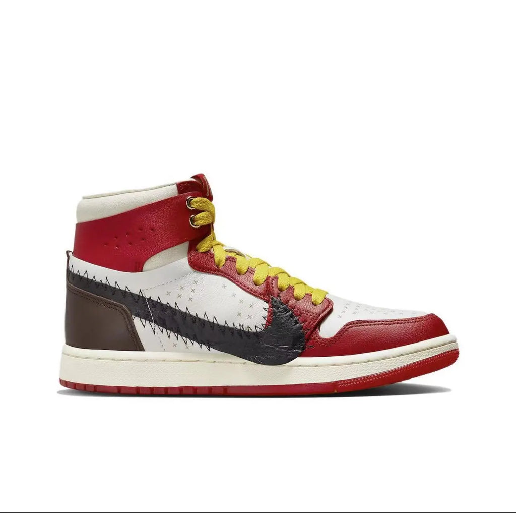 Air Jordan 1 High Red Yellow - Hình 3