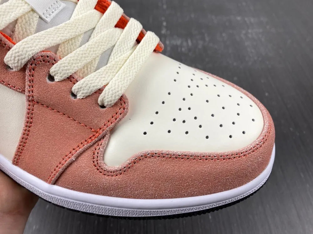 Air Jordan 1 Mid Coral Chalk - Hình 12