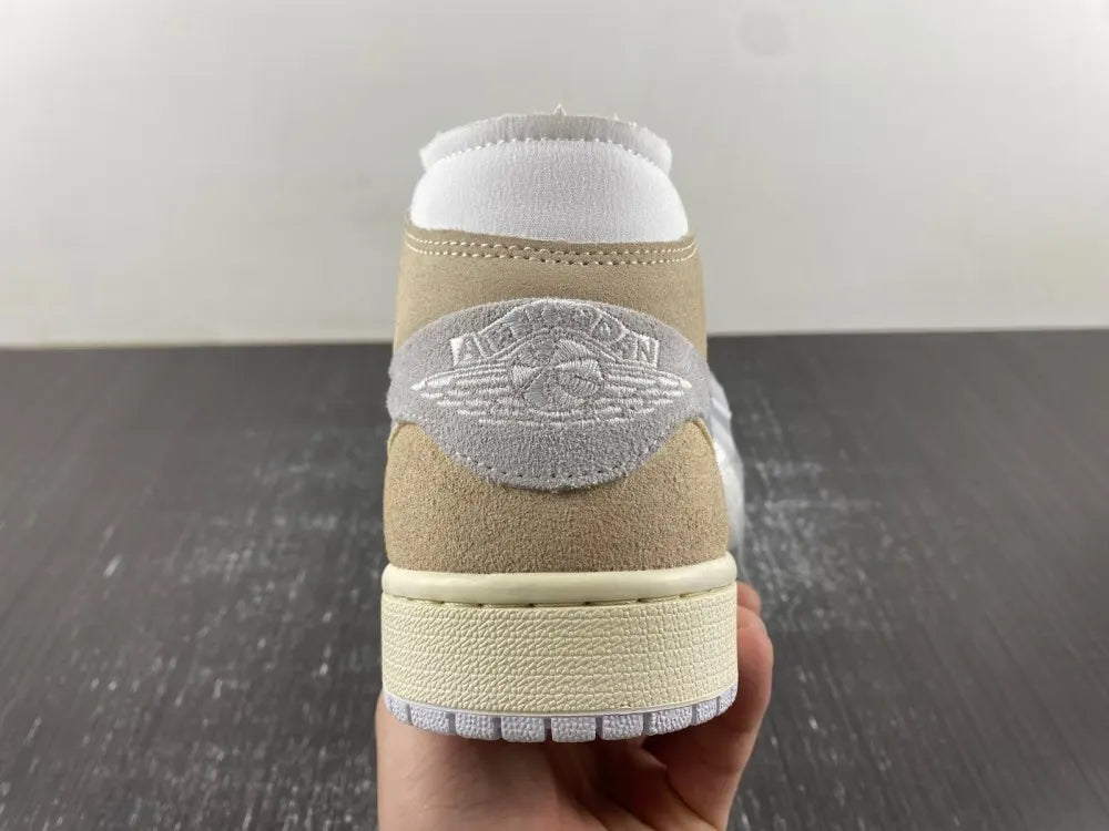 Air Jordan 1 Mid Tan Suede - Hình 7
