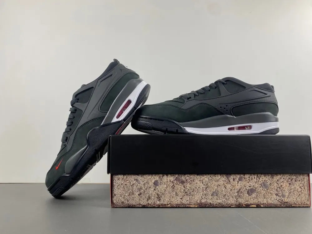 Air Trainer Dark Grey/Red - Hình 5