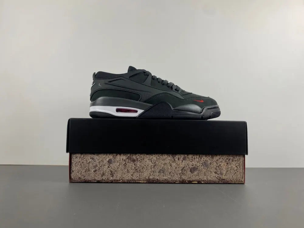 Air Trainer Dark Grey/Red - Hình 3