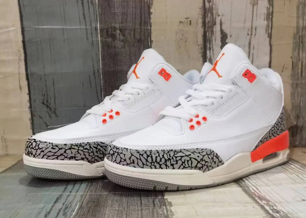 Air Jordan 3 Retro White Cement Orange - Hình 2