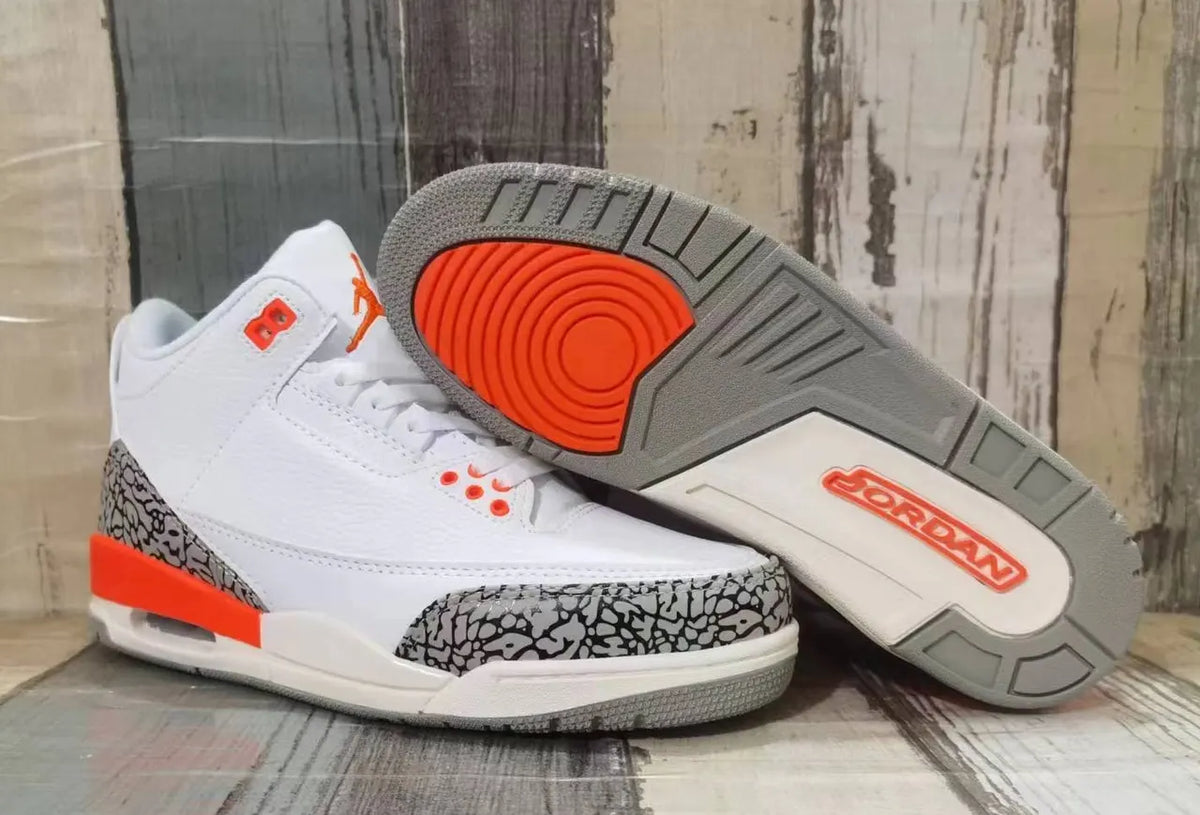 Air Jordan 3 Retro White Cement Orange - Hình 5