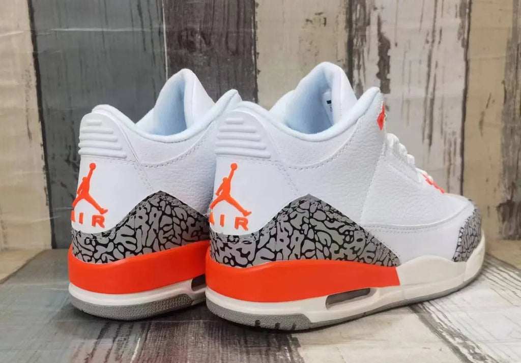 Air Jordan 3 Retro White Cement Orange - Hình 4
