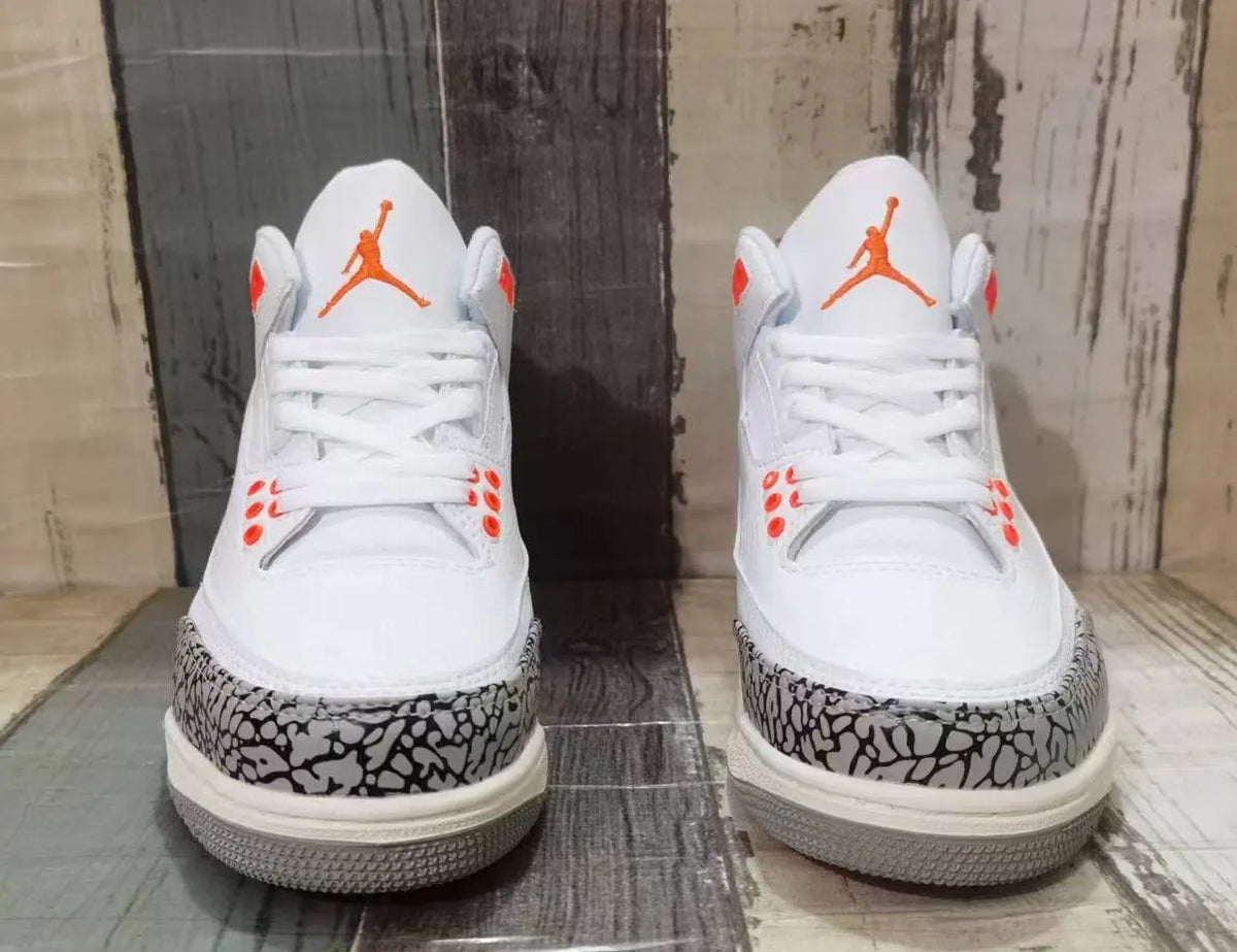 Air Jordan 3 Retro White Cement Orange