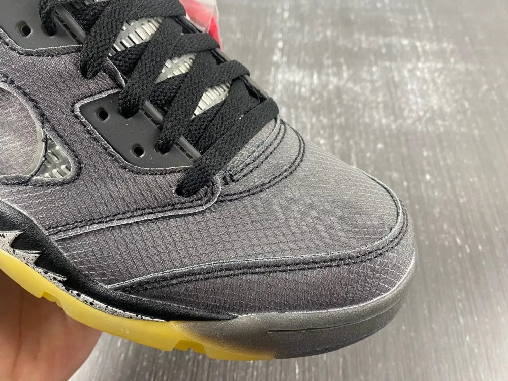 Air Jordan 5 Off-White Grey - Hình 9