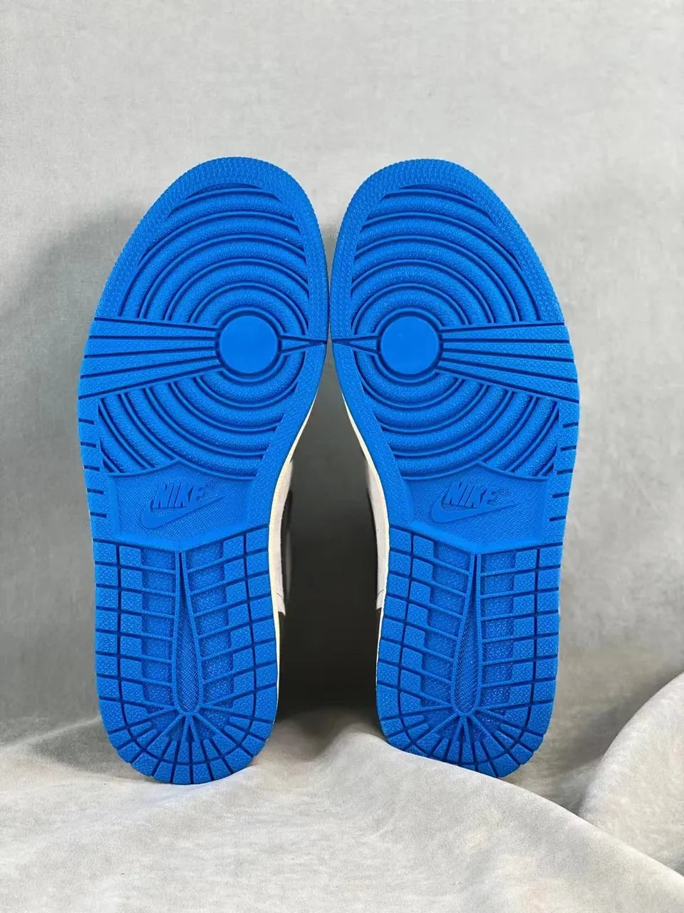 suede Air Jordan 1 Low Grey Blue - Hình 5